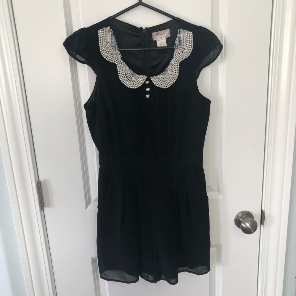 Freeway Black & White Romper